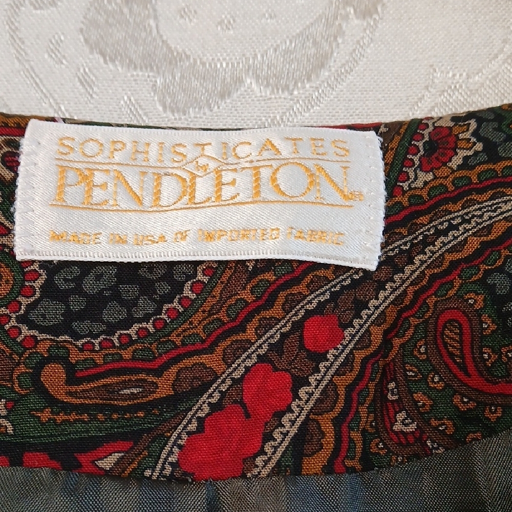 Pendleton Multicolor Paisley Jacket - image 3